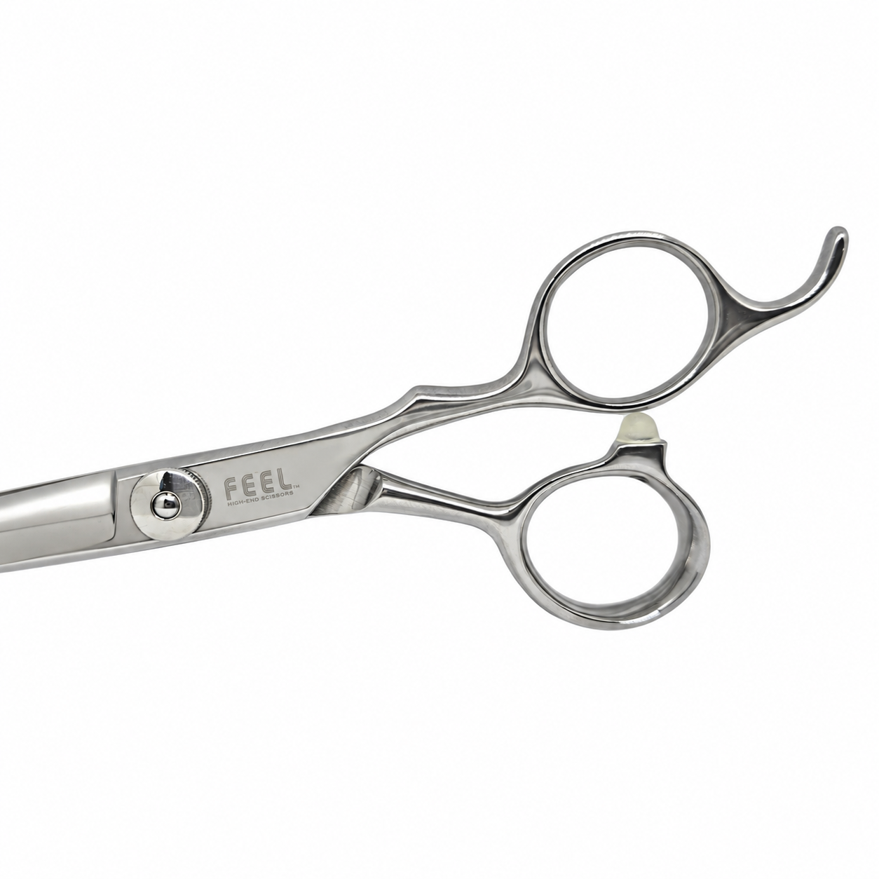 PROFEEL 20165 long cutting shear handle and FEEL logo detail