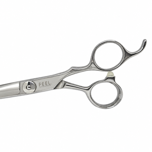 PROFEEL 20165 long cutting shear handle and FEEL logo detail