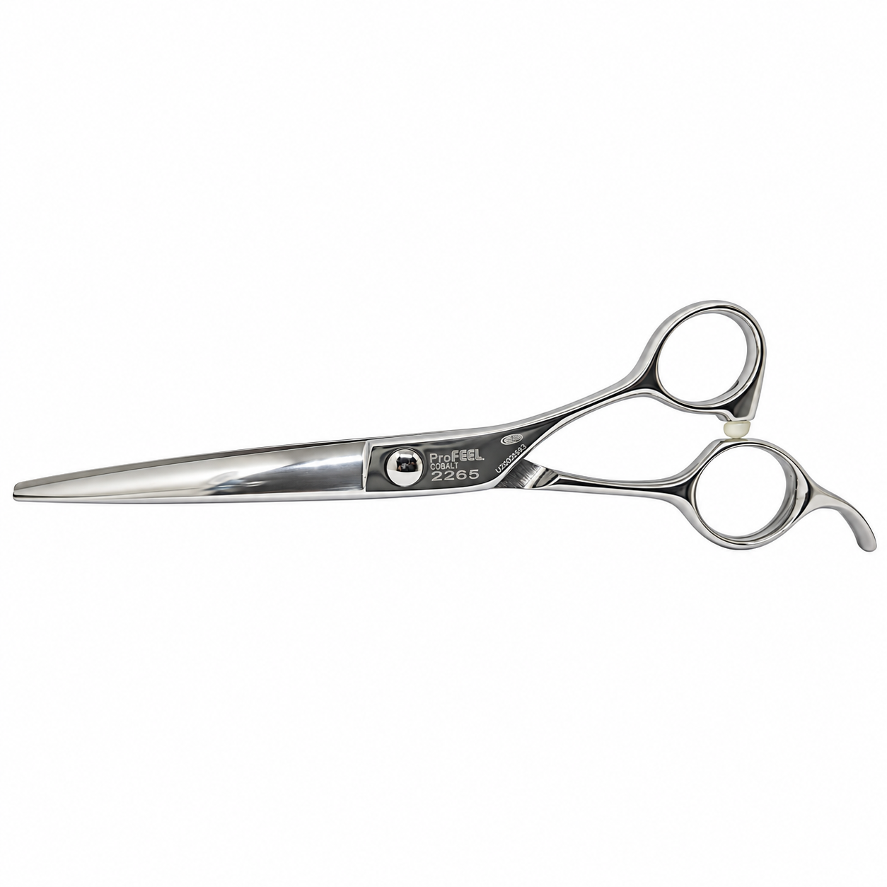 PROFEEL 2265 cutting shears and professional hair cutting scissors with model engraving, closed view