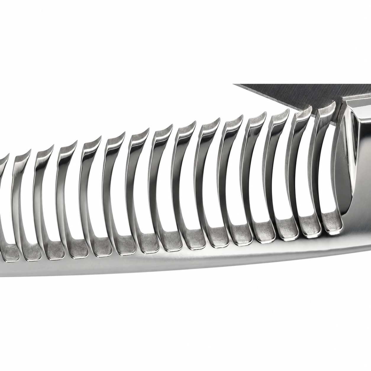PROFEEL 29252 thinning shears and professional hair thinning scissors showing detailed thinning teeth