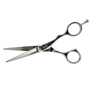 ZUIUN D855 blunt cut shear open view showing model engraving