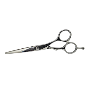 ZUIUN D855 blunt cut shear reverse profile with Damascus steel detail